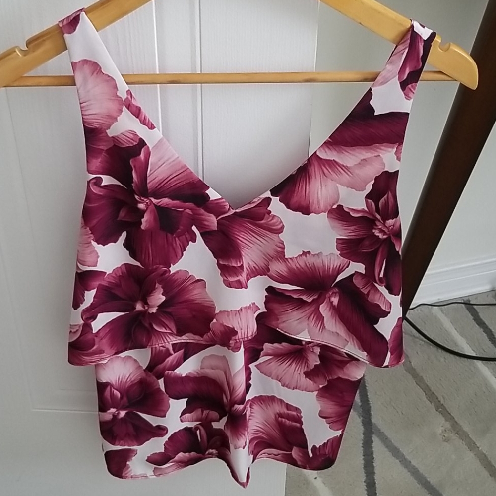 Pink & White top
